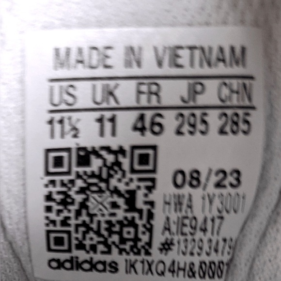 NIB [Adidas] ZNSORED Hi-Top Sneakers Cloud White Unisex Mens 11.5, Womens 12.5 - Picture 14 of 15